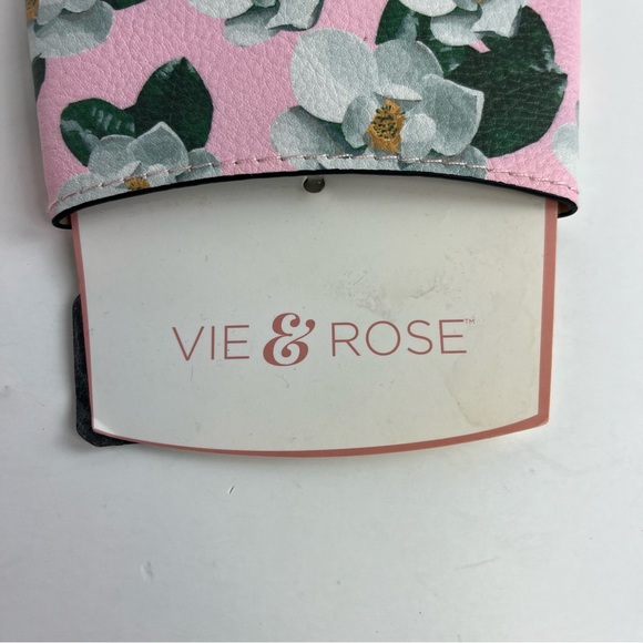 NWT Vie & Rose The Perfect Blend Blush Pink Floral Coffee Sleeves Set of 2 - Picture 6 of 8